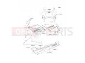 KAWASAKI 2002 Decals(Silver)