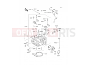 Cylinder Head - Kawasaki KLR650 (KL650-C8) 2002