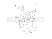 Rear Suspension - Kawasaki KLR650 (KL650-C8) 2002