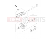 Front Hub - Kawasaki KLR650 (KL650-C8) 2002