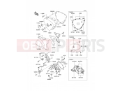 KAWASAKI W650 (EJ650-C4) Left Engine Cover(s)
