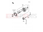 KAWASAKI 1987 Front Hub