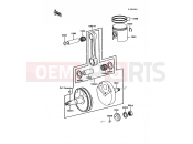 KAWASAKI KDX80 (KDX80-C4) Crankshaft/Piston(s)