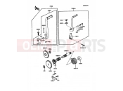 KAWASAKI KDX80 (KDX80-C4) Kickstarter Mechanism