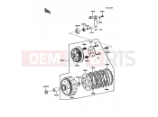 KAWASAKI KDX80 (KDX80-C4) Clutch