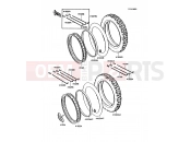 KAWASAKI KDX80 (KDX80-C4) Wheels/Tires
