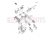 KAWASAKI KDX80 (KDX80-C5) Swingarm