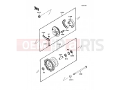 KAWASAKI KDX80 (KDX80-C5) Front Hub
