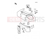 KAWASAKI KDX80 (KDX80-C5) Side Covers