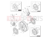 MV Agusta Brutale 800 <2016 Front Wheel Assembly
