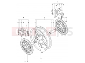 MV Agusta Brutale 750 ORO Front Wheel Assembly