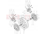 MV Agusta Brutale 910 S Front Wheel Assembly (Italia)