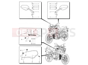MV Agusta Brutale 910 S Mirrors - Covers