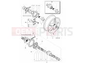 MV Agusta Brutale 989 Rear Wheel Assembly
