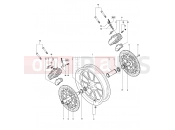 MV Agusta Brutale 1078 RR Front Wheel Assembly