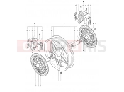 MV Agusta 1999 F4 750 ORO Front Wheel Assembly