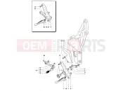 MV Agusta 1999 F4 750 ORO Footrest Assembly Left