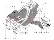 MV Agusta 1999-2001 F4 750S Rear Frame (single seat)