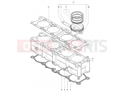 MV Agusta 2002-2003 F4 750S Cylinder & Piston Assembly