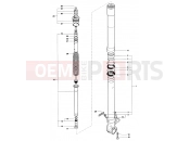 MV Agusta 2002-2003 F4 750S 1+1 Front Fork Right