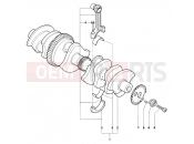 MV Agusta 2004-2006 F4 1000S 1+1 Crankshaft Assembly