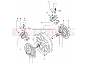 MV Agusta 2006 F4 1000 Senna Front Wheel Assembly