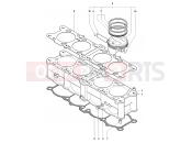 MV Agusta 2006 F4 Veltro Strada Cylinder & Piston Assembly