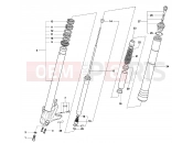 MV Agusta 2006-2007 F4 1000R Front Fork Left