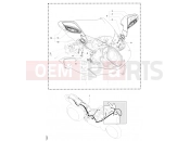 MV AGUSTA 2010-2011 F4 S Wiring Harness - Mirrors