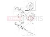 MV AGUSTA 2013-2015 F4 RR Rear Wheel Assembly