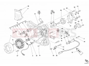 DUCATI 2006 Superbike 749 Dark GENERATOR COVER - WATER PUMP » COOLING SYSTEM