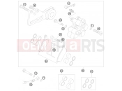 REAR BRAKE CALIPER - KTM 105 SX (6101I5) [US] 2009