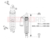 SHOCK ABSORBER - KTM 250 SX (6301D0) [EU] 2004