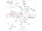 REAR BRAKE CALIPER - KTM 105 SX (6101F5) [EU] 2006