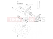 FRONT WHEEL - KTM 50 SX (6001F4) [EU] 2006