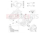 ENGINE CASE - KTM 125 SX (6101E0) [EU] 2005
