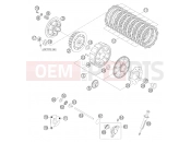 CLUTCH - KTM 250 SX (6301E0) [EU] 2005