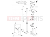 FRONT FORK, TRIPLE CLAMP - KTM 125 SX (610130) [EU] 2003