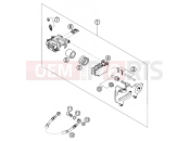 REAR BRAKE CALIPER - KTM 125 SX (610130) [EU] 2003