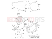 CLUTCH COVER - KTM 250 SX (630130) [EU] 2003