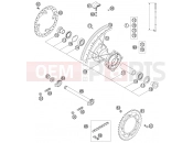 KTM 85 SX (600138) [EU] 2003 REAR WHEEL