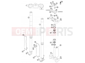 FRONT FORK, TRIPLE CLAMP - KTM 125 SX (610120) [EU] 2002