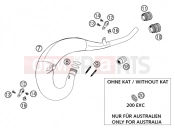 EXHAUST SYSTEM - KTM 125 SX (610120) [EU] 2002