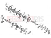 TRANSMISSION - KTM 65 SX (600126) [EU] 2002