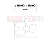 DECAL - KTM 65 SX (600116) [EU] 2001