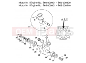 KTM 65 SX (600115) [EU] 2001 CRANKSHAFT, PISTON
