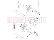 KTM 50 SX JUNIOR (600111) [EU] 2001 FRONT WHEEL