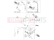 KTM 400 LC4-E (932606) [EU] 2000 HANDLEBAR, CONTROLS