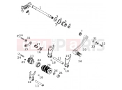 KTM 400 LC4-E (932606) [EU] 2000 SHIFTING MECHANISM