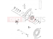 KTM 400 LC4-E (932206) [GB] 2000 FRONT WHEEL